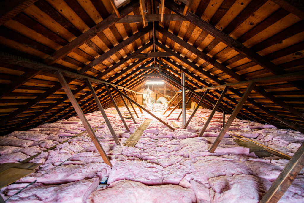 stock insulated attic