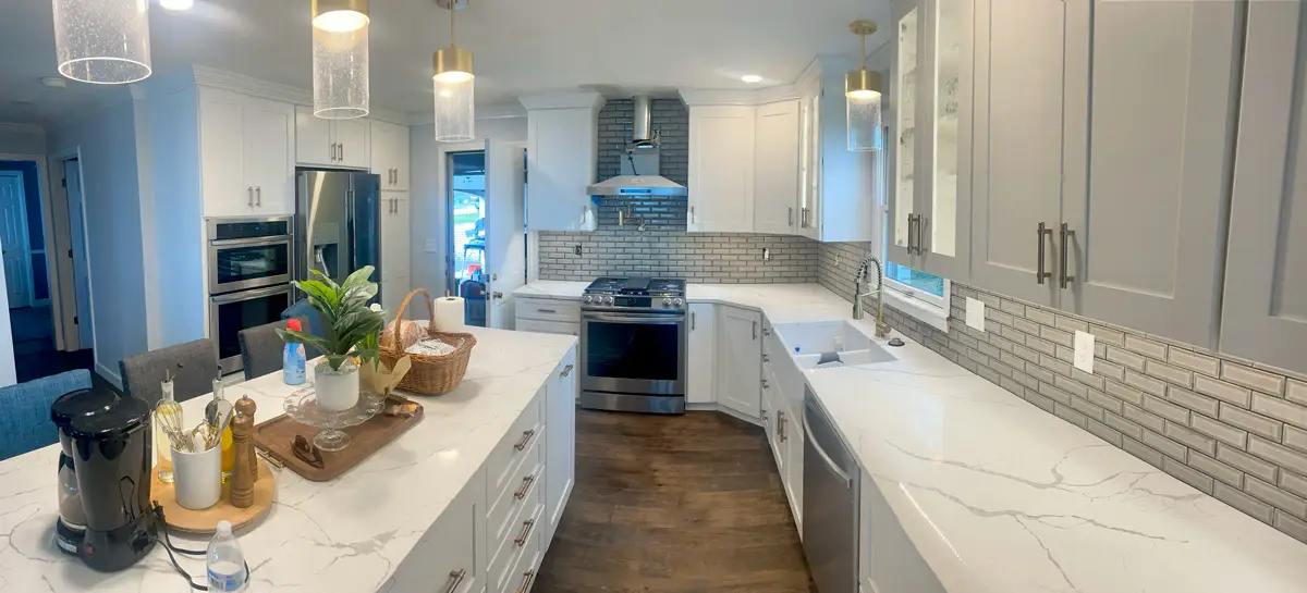 open concept kitchen remodel in Sheffield Lake