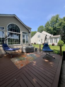 outdoor living deck remodel in Olmsted Falls
