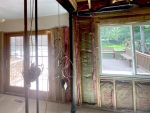 open concept kitchen remodel in progress in Westlake